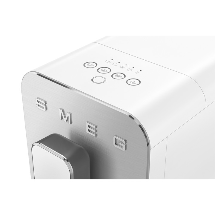 Smeg BCC12WHMEU Espressomaskine Hvid Inkl. 1,8kg Rigtig Kaffe Mixpakke Hele Kaffebønner Smeg BCC12WHMEU Espressomaskine Hvid Inkl. 1,8kg Rigtig Kaffe Mixpakke Hele Kaffebønner