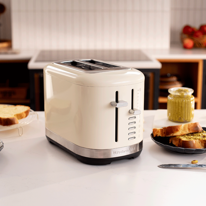 KitchenAid 5KMT2109EAC Brødrister 2 Skiver Creme KitchenAid 5KMT2109EAC Brødrister 2 Skiver Creme