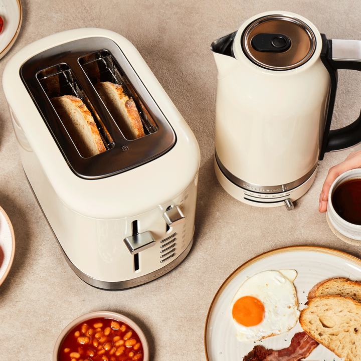 KitchenAid 5KMT2109EAC Brødrister 2 Skiver Creme KitchenAid 5KMT2109EAC Brødrister 2 Skiver Creme