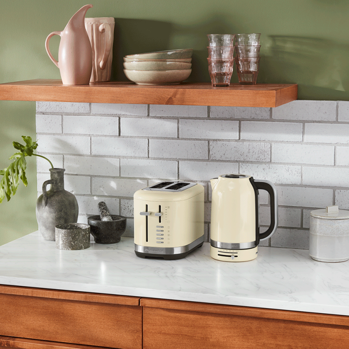 KitchenAid 5KMT2109EAC Brødrister 2 Skiver Creme KitchenAid 5KMT2109EAC Brødrister 2 Skiver Creme