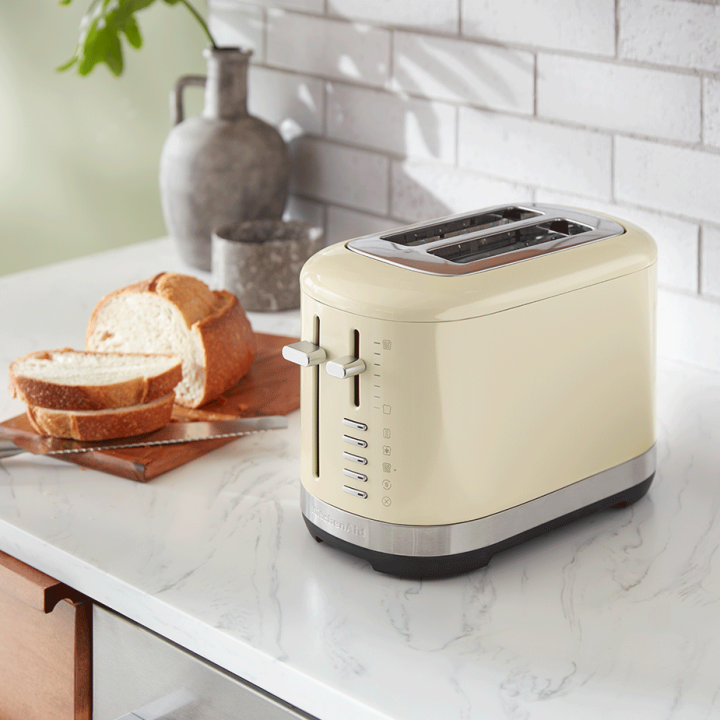 KitchenAid 5KMT2109EAC Brødrister 2 Skiver Creme KitchenAid 5KMT2109EAC Brødrister 2 Skiver Creme