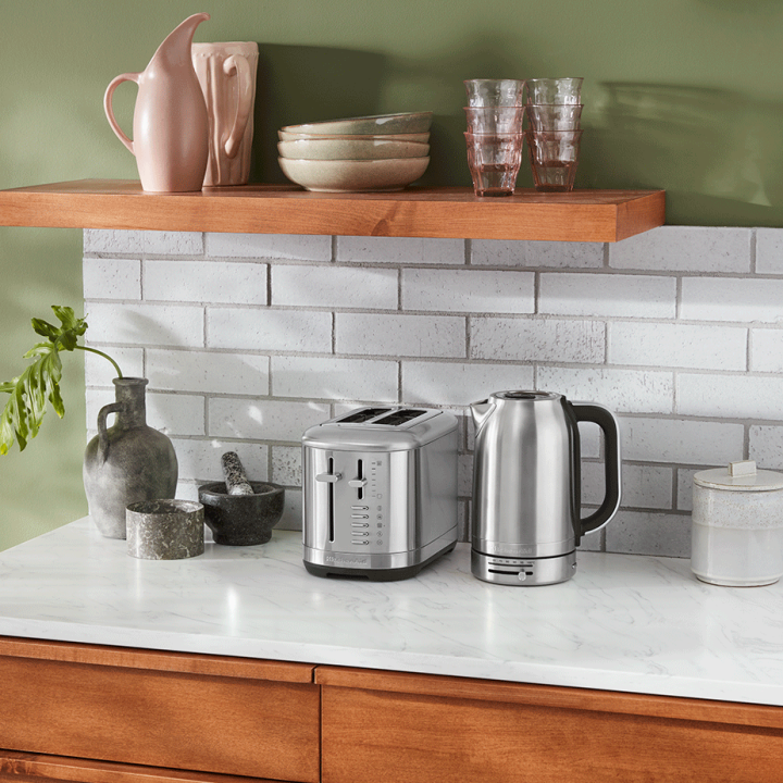 KitchenAid 5KMT2109ESX Brødrister 2 Skiver Stål KitchenAid 5KMT2109ESX Brødrister 2 Skiver Stål
