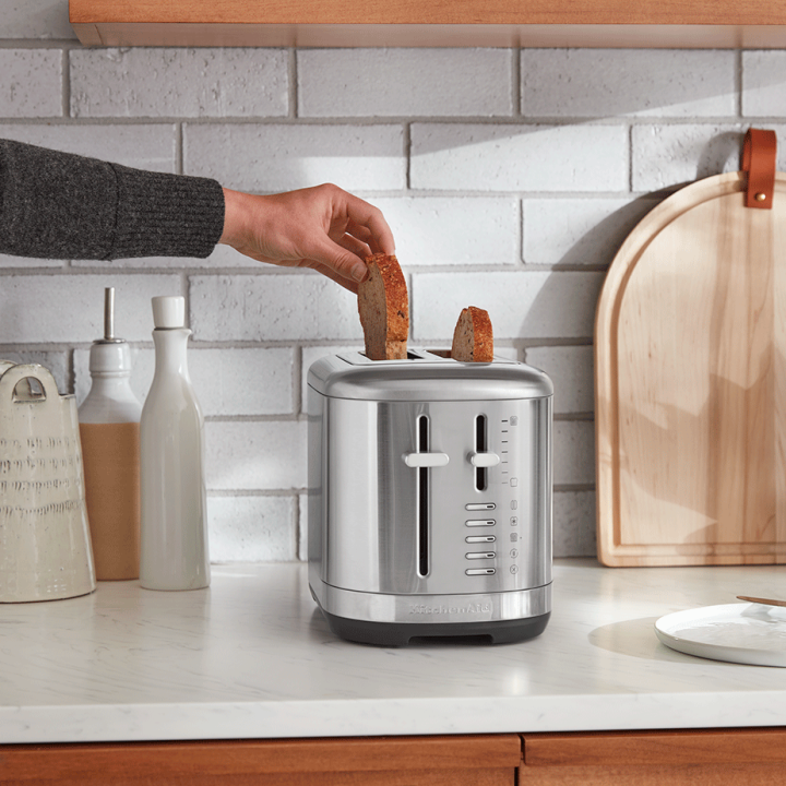 KitchenAid 5KMT2109ESX Brødrister 2 Skiver Stål KitchenAid 5KMT2109ESX Brødrister 2 Skiver Stål