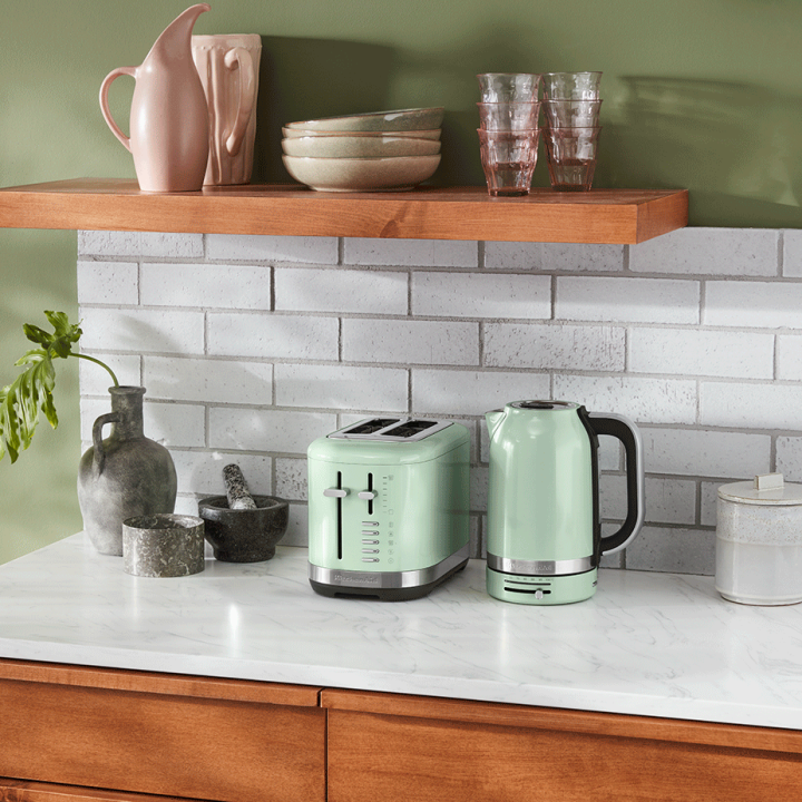 KitchenAid 5KMT2109EPT Brødrister 2 Skiver Pistacie Grøn KitchenAid 5KMT2109EPT Brødrister 2 Skiver Pistacie Grøn