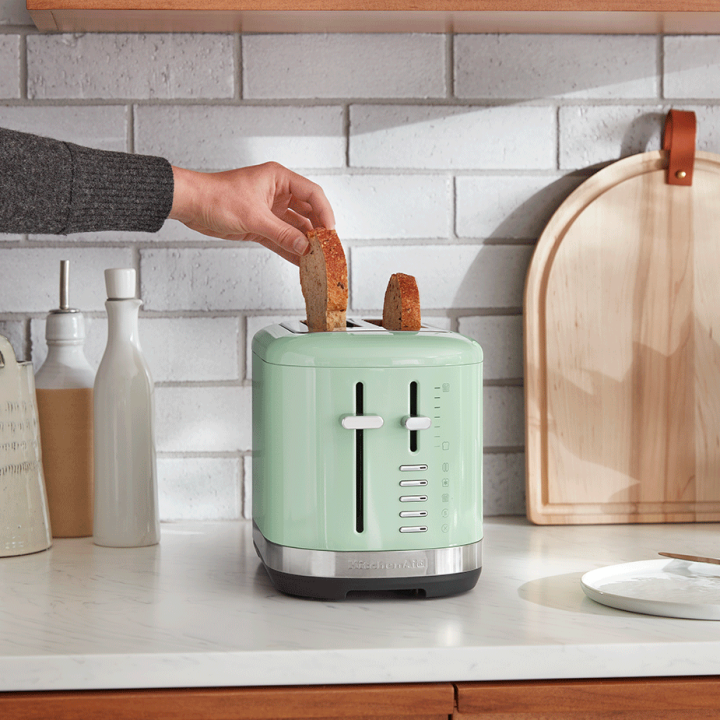 KitchenAid 5KMT2109EPT Brødrister 2 Skiver Pistacie Grøn KitchenAid 5KMT2109EPT Brødrister 2 Skiver Pistacie Grøn