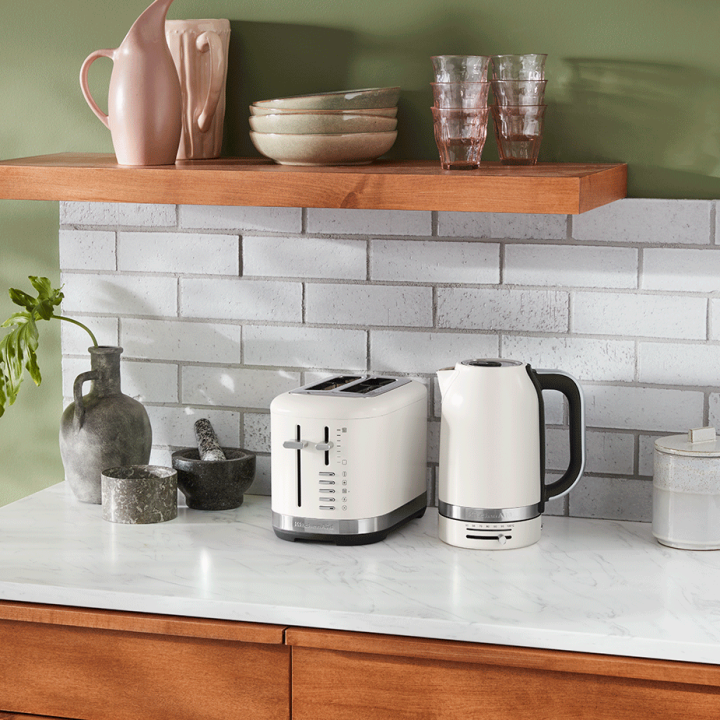 KitchenAid 5KMT2109EPL Brødrister 2 Skiver Hvid KitchenAid 5KMT2109EPL Brødrister 2 Skiver Hvid