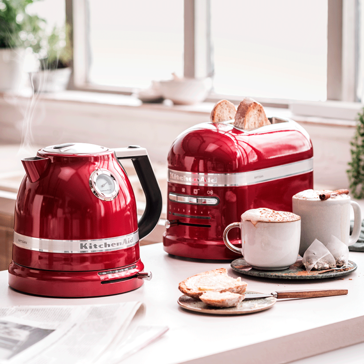 KitchenAid 5KEK1522ECA Artisan Elkedel 1,5 L Metallic Rød KitchenAid 5KEK1522ECA Artisan Elkedel 1,5 L Metallic Rød
