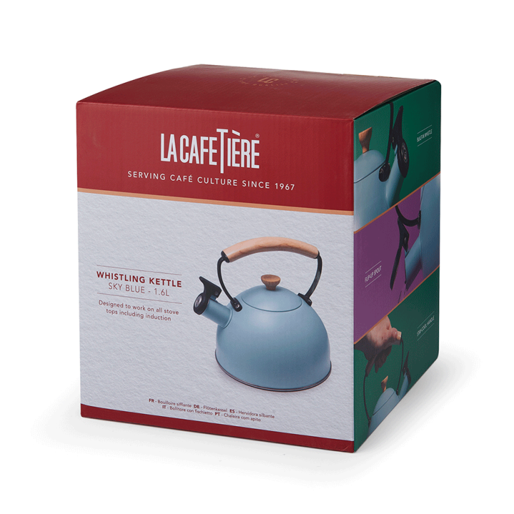 La Cafetiére Fløjtekedel 1,6 L Himmelblå