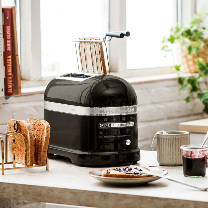 KitchenAid 5KMT2204EOB Artisan Brødrister 2 Skiver Sort KitchenAid 5KMT2204EOB Artisan Brødrister 2 Skiver Sort