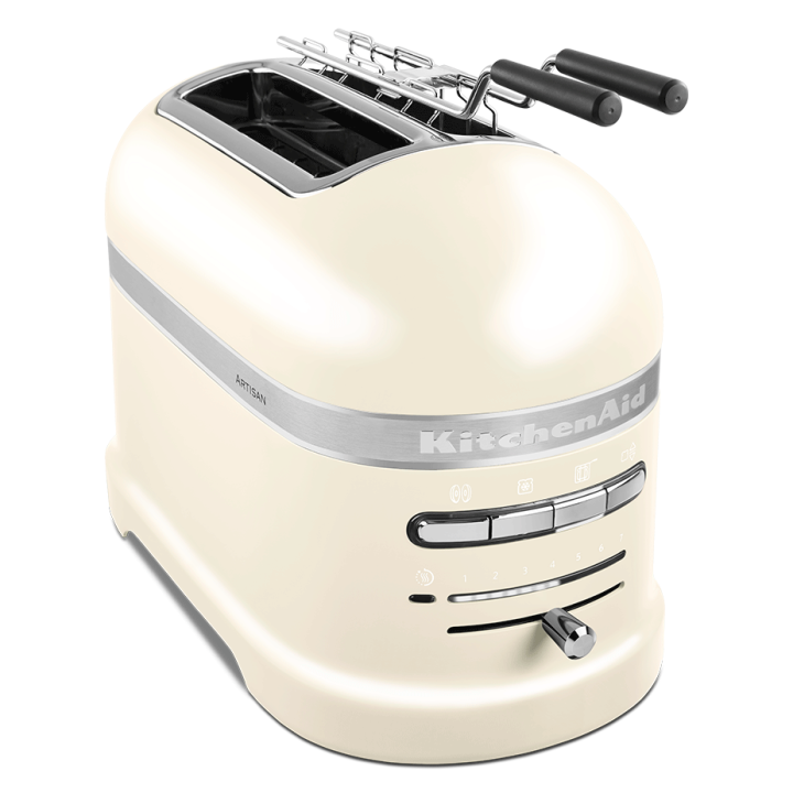 KitchenAid 5KMT2204EAC Artisan Brødrister 2 Skiver Creme KitchenAid 5KMT2204EAC Artisan Brødrister 2 Skiver Creme