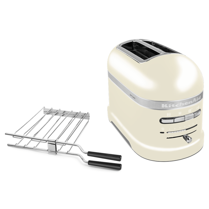 KitchenAid 5KMT2204EAC Artisan Brødrister 2 Skiver Creme KitchenAid 5KMT2204EAC Artisan Brødrister 2 Skiver Creme