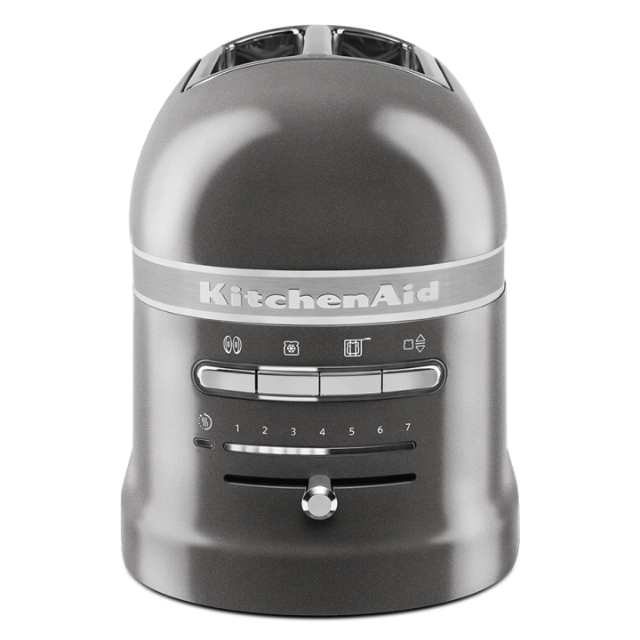 KitchenAid 5KMT2204EMS Artisan Brødrister 2 Skiver Grå KitchenAid 5KMT2204EMS Artisan Brødrister 2 Skiver Grå