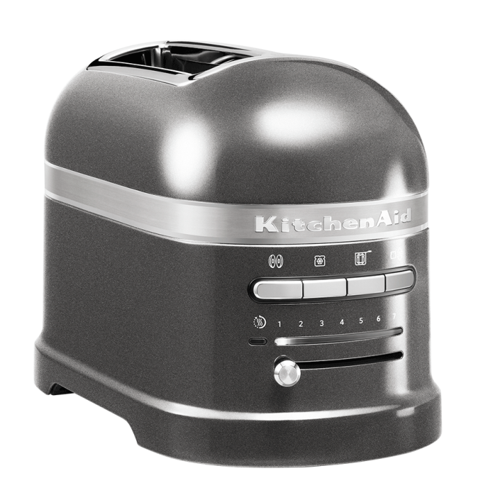 KitchenAid 5KMT2204EMS Artisan Brødrister 2 Skiver Grå KitchenAid 5KMT2204EMS Artisan Brødrister 2 Skiver Grå