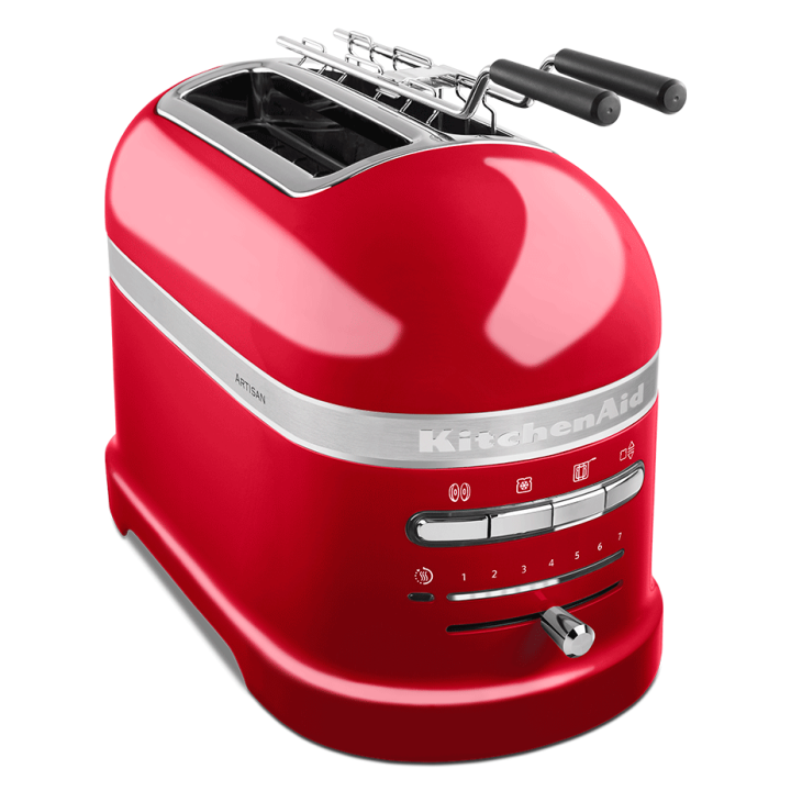 KitchenAid 5KMT2204ECA Artisan Brødrister 2 Skiver Metallic Rød KitchenAid 5KMT2204ECA Artisan Brødrister 2 Skiver Metallic Rød