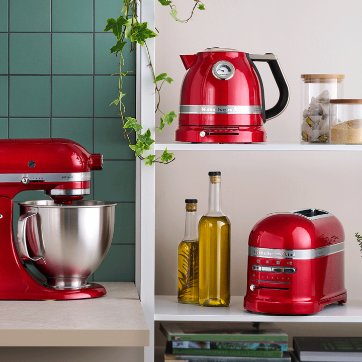 KitchenAid 5KMT2204ECA Artisan Brødrister 2 Skiver Metallic Rød KitchenAid 5KMT2204ECA Artisan Brødrister 2 Skiver Metallic Rød