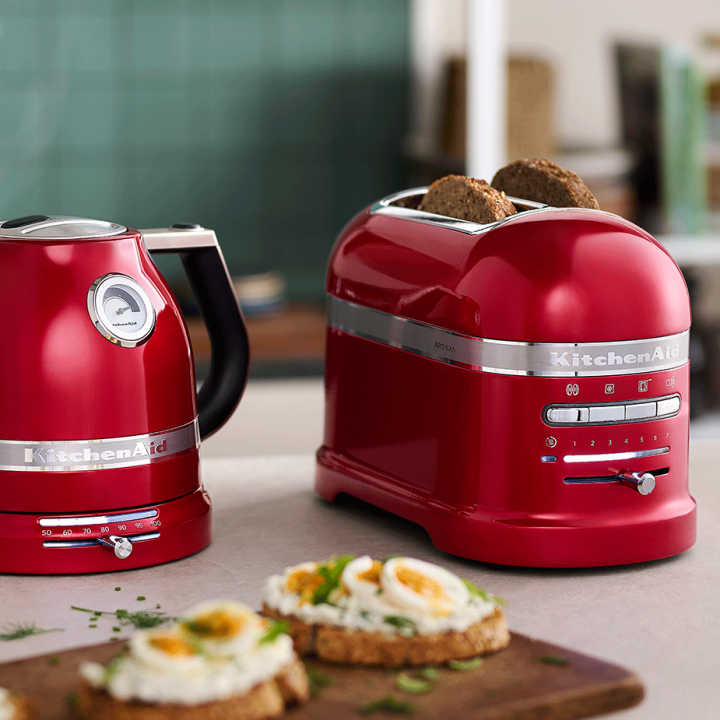 KitchenAid 5KMT2204ECA Artisan Brødrister 2 Skiver Metallic Rød KitchenAid 5KMT2204ECA Artisan Brødrister 2 Skiver Metallic Rød