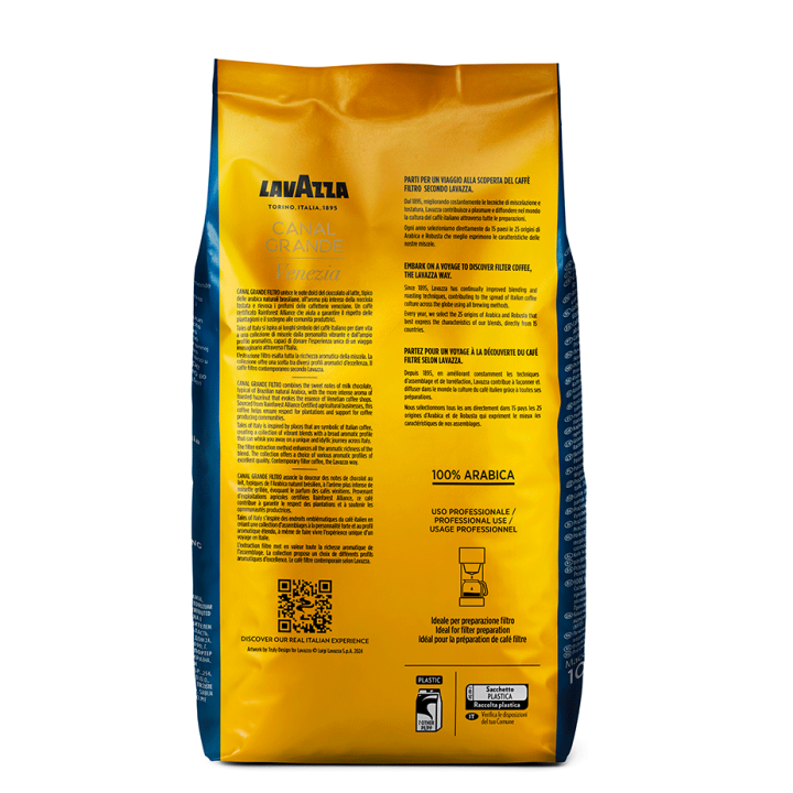 Lavazza Tales of Italy Canal Grande 24kg Hele kaffebønner Lavazza Tales of Italy Canal Grande 24kg Hele kaffebønner