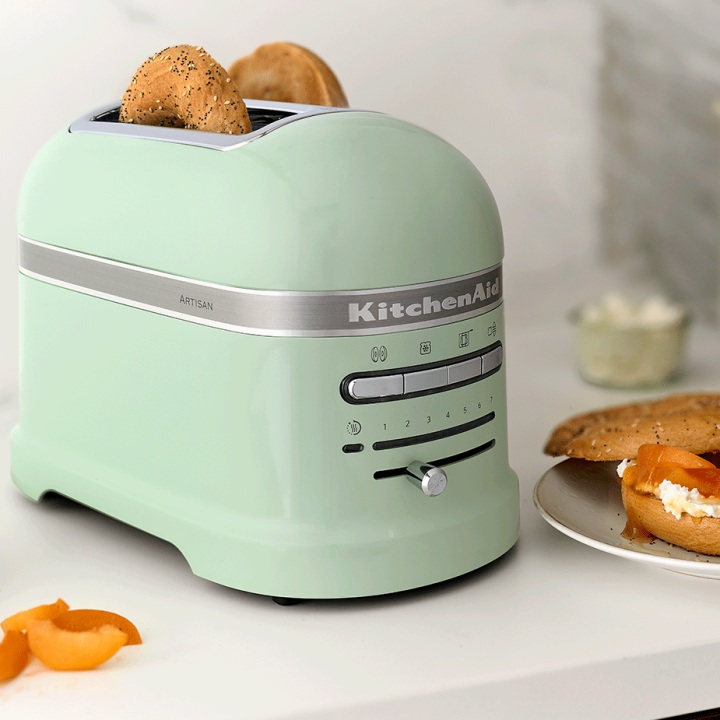 KitchenAid 5KMT2204EPT Artisan Brødrister 2 Skiver Pistacie Grøn KitchenAid 5KMT2204EPT Artisan Brødrister 2 Skiver Pistacie Grøn