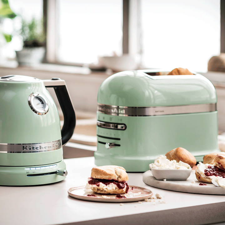 KitchenAid 5KMT2204EPT Artisan Brødrister 2 Skiver Pistacie Grøn KitchenAid 5KMT2204EPT Artisan Brødrister 2 Skiver Pistacie Grøn