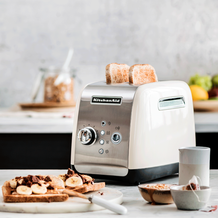 KitchenAid 5KMT221EAC Brødrister 2 Skiver Creme KitchenAid 5KMT221EAC Brødrister 2 Skiver Creme