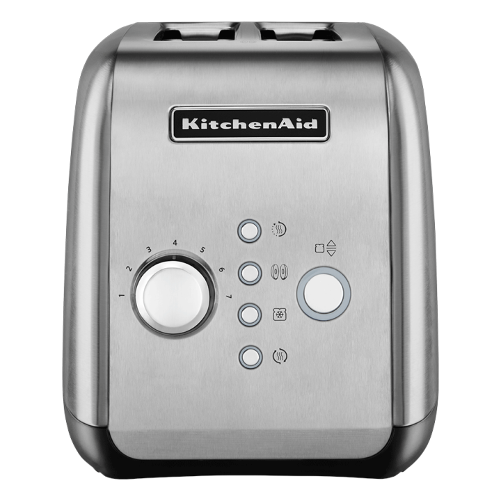 KitchenAid 5KMT221ESX Brødrister 2 Skiver Stål KitchenAid 5KMT221ESX Brødrister 2 Skiver Stål