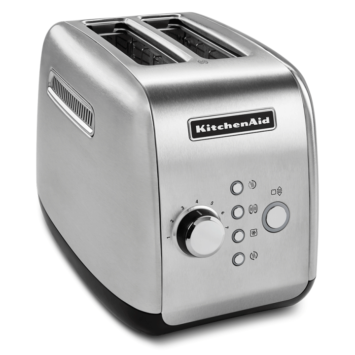 KitchenAid 5KMT221ESX Brødrister 2 Skiver Stål KitchenAid 5KMT221ESX Brødrister 2 Skiver Stål
