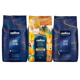 Lavazza Mixpakke 3kg Hele kaffebønner Lavazza Mixpakke 3kg Hele kaffebønner