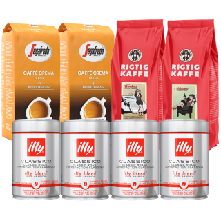Stor Mixpakke 5kg Hele kaffebønner