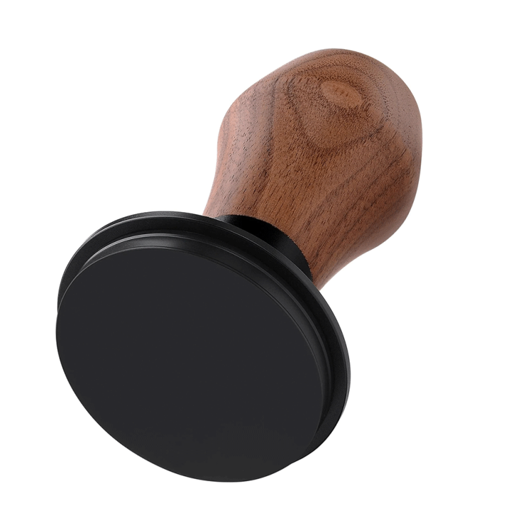 Normcore V4 Tamper med Fjeder & Titaniumsbelægning 58 mm Valnød
