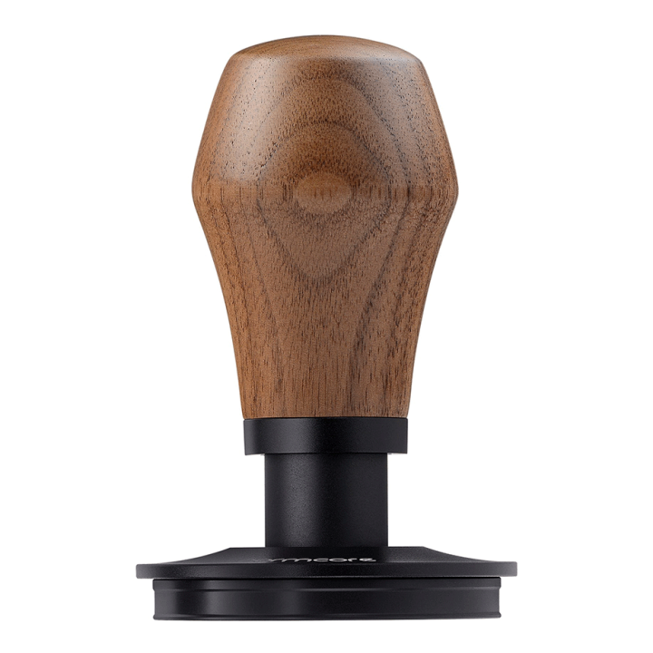 Normcore V4 Tamper med Fjeder, Riller & Titaniumsbelægning 58 mm Valnød
