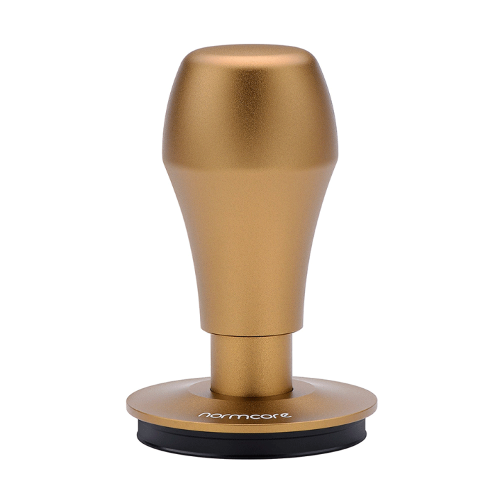 Normcore V4 Tamper med Fjeder & Titaniumsbelægning 58 mm Special Versions Guld