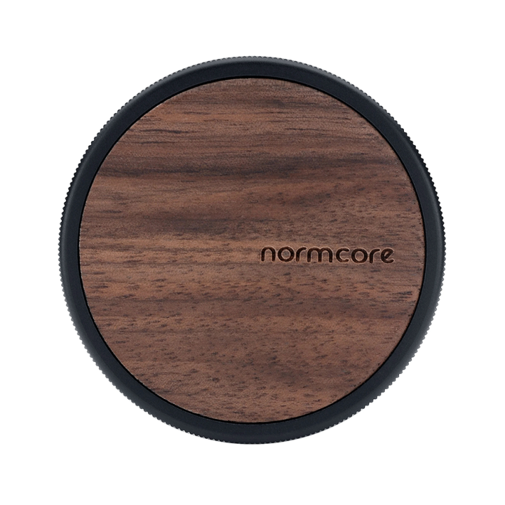 Normcore Coffee Gravity Leveling Tool med Titaniumsbelægning 53,3 mm Valnød