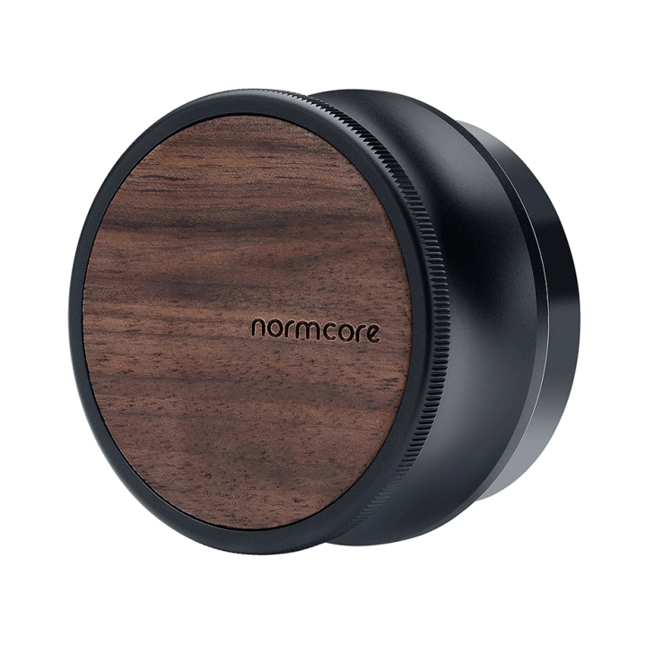 Normcore Coffee Gravity Leveling Tool med Titaniumsbelægning 53,3 mm Valnød
