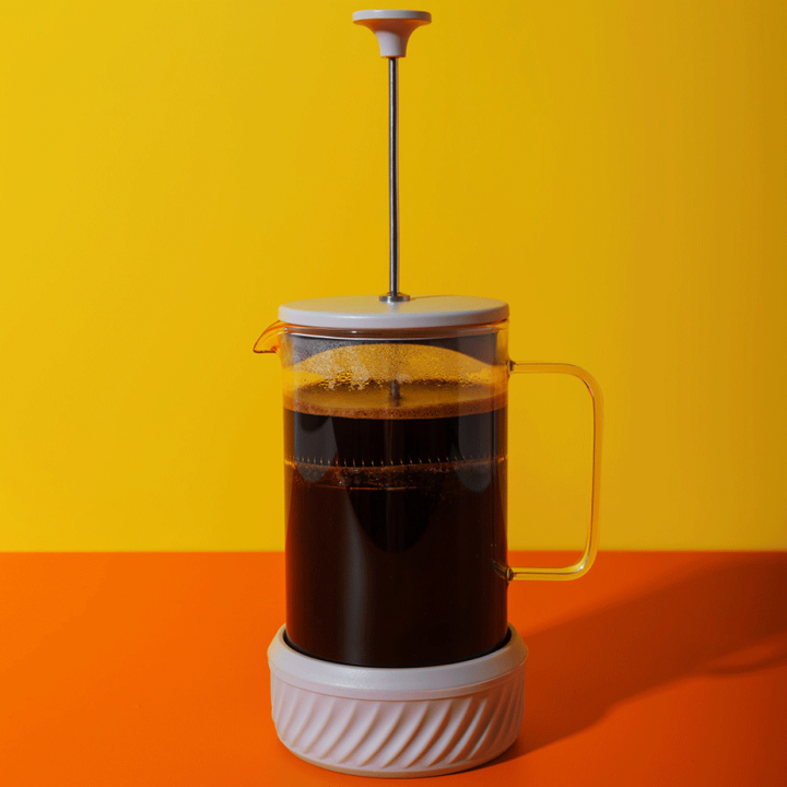 La Cafetière Zero 8 Kop. Stempelkande Latte