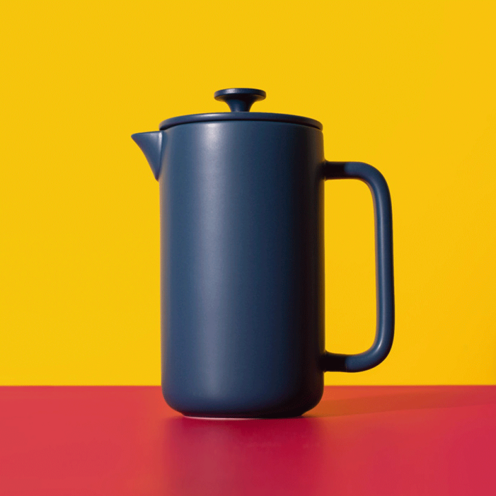 La Cafetière Arezzo 8 Kop. Stempelkande Navy