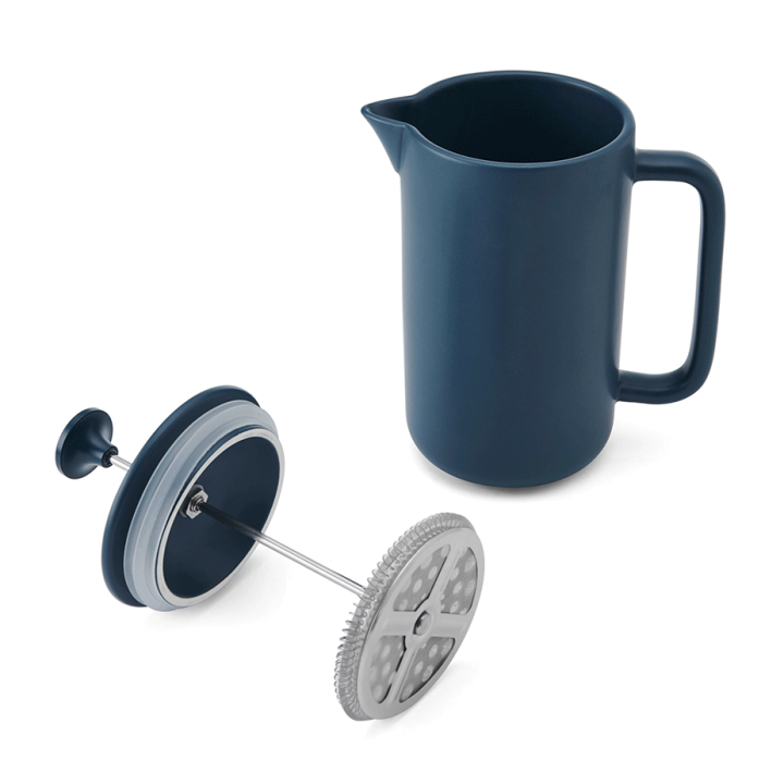 La Cafetière Arezzo 8 Kop. Stempelkande Navy