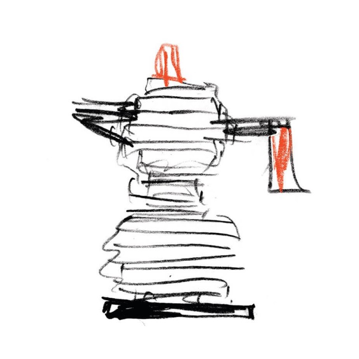 Alessi Pulcina 1 Kop. Espressokande Sort