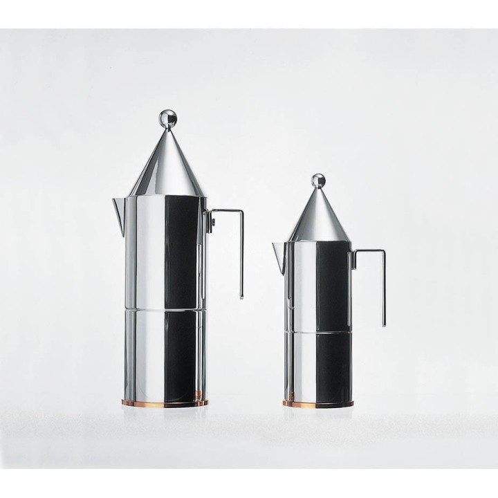 Alessi La Conica 6 Kop. Espressokande Stål