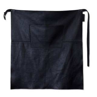 DutchDeluxes Professional Læder Barista forklæde Lang - Sort