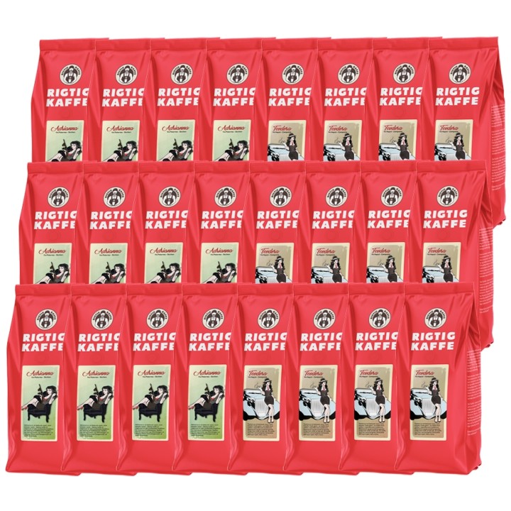 Rigtig Kaffe Adrianna & Teodora 12kg Hele kaffebønner