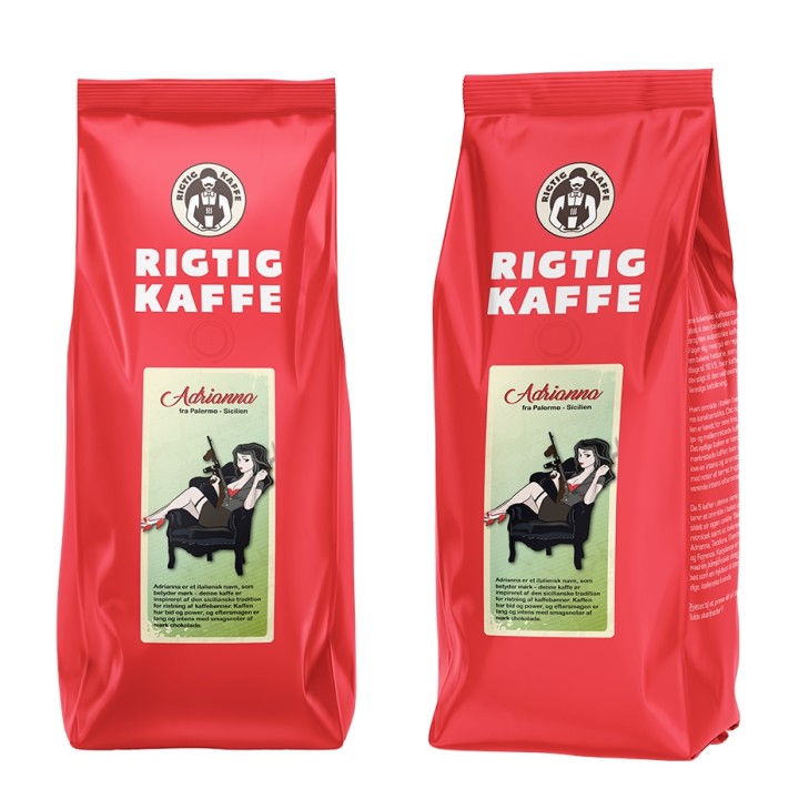 Rigtig Kaffe Adrianna & Teodora 12kg Hele kaffebønner