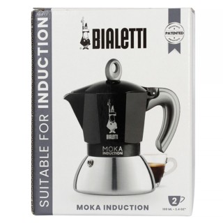 Bialetti Moka Induction 2 Kop. Espressokande Sort