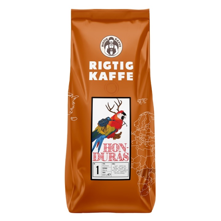 Rigtig Kaffe Honduras No. 1 - 400g Hele kaffebønner
