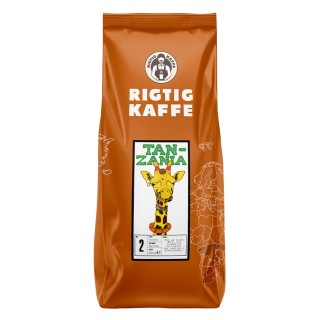 Rigtig Kaffe Tanzania No. 2 - 400g Hele Kaffebønner