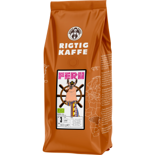 Rigtig Kaffe Peru No. 3 - 400g Hele kaffebønner
