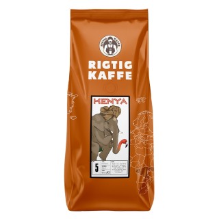 Rigtig Kaffe Kenya No. 5 - 400g Hele kaffebønner