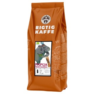 Rigtig Kaffe Papua New Guinea No. 6 - 400g Hele kaffebønner