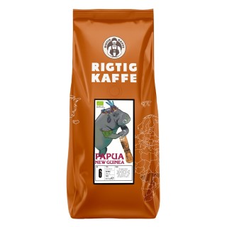 Rigtig Kaffe Papua New Guinea No. 6 - 400g Hele kaffebønner