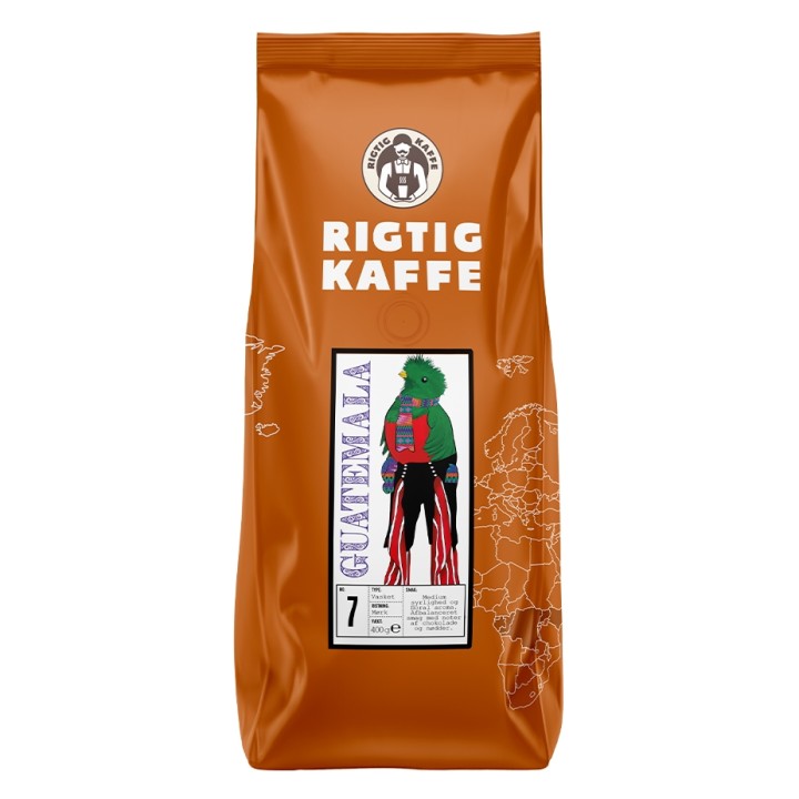 Rigtig Kaffe Guatemala No. 7 - 400g Hele kaffebønner