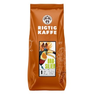 Rigtig Kaffe Brasilien No. 8 - 400g Hele kaffebønner